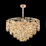 Люстра каскадная с подвесками в форме колец Galaxy of Light варинант исполнения - 6 | Loft Concept во Владивостоке