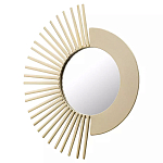 Зеркало-солнце круглое с золотистыми лучами SunMoon  варинант исполнения - 1 | Loft Concept во Владивостоке