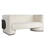 Дизайнерский Двухместный диван Florida Sofa  с элегантным деревянным декором  варинант исполнения - 1 | Loft Concept во Владивостоке