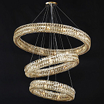 Хрустальная Люстра Элизабет из трех колец Золото  варинант исполнения - 1 | Loft Concept во Владивостоке