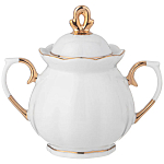 Чайный сервиз из фарфора со стразами на 6 персон 15 предметов Shine Porcelain варинант исполнения - 2 | Loft Concept во Владивостоке