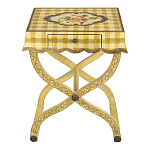 Приставной столик с ящиком в стиле ретро Vintage Rustic Tablecloth варинант исполнения - 1 | Loft Concept во Владивостоке