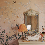 Обои ручная роспись Cecily pink варинант исполнения - 4 | Loft Concept во Владивостоке