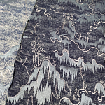 Мебельная ткань Вышивка серый цвет 130 см T2-39 варинант исполнения - 1 | Loft Concept во Владивостоке