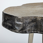 Металлический столик со столешницей в виде слеба Slabby варинант исполнения - 3 | Loft Concept во Владивостоке