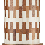 Настольная лампа с узором вдоль колоннообразного основания Brick Surface варинант исполнения - 1 | Loft Concept во Владивостоке