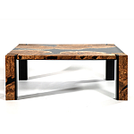 Кофейный Стол River in Autumn Elm Resin Coffee Table варинант исполнения - 3 | Loft Concept во Владивостоке