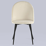 Мягкий стул в бежевом велюре Miruna Chair варинант исполнения - 3 | Loft Concept во Владивостоке