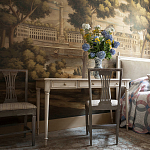 Обои ручная роспись Monuments of Paris Roberts on antique scenic Xuan paper варинант исполнения - 2 | Loft Concept во Владивостоке