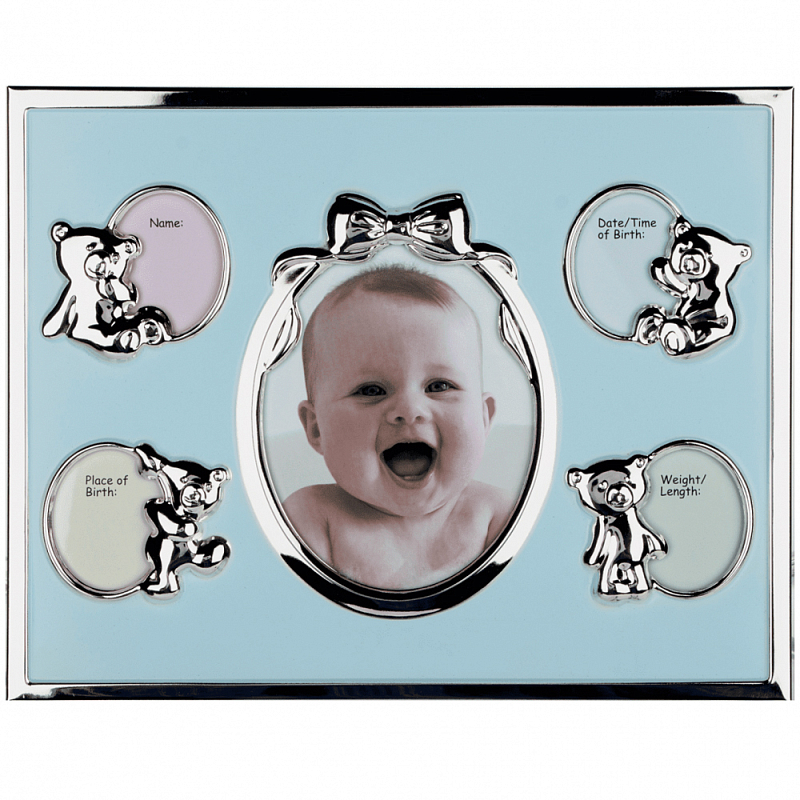 Фоторамка детская Childhood Corner Sun 5 фото Серебристый Голубой Розовый Фоторамка детская Childhood Corner Sun 5 фото Серебристый Голубой Розовый во Владивостоке | Loft Concept