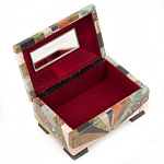 Шкатулка из натурального камня змеевик Stone Casket варинант исполнения - 3 | Loft Concept во Владивостоке