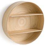 Полка настенная из бамбука Zenara варинант исполнения - 3 | Loft Concept во Владивостоке