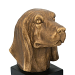 Держатель для книг с бронзовыми фигурками головы собаки Dog Elegance  варинант исполнения - 4 | Loft Concept во Владивостоке