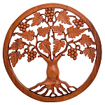 Панно из дерева Osier Panel With Trees варинант исполнения - 1 | Loft Concept во Владивостоке