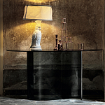 Консоль дымчатого цвета с изогнутым основанием Arabesque варинант исполнения - 3 | Loft Concept во Владивостоке