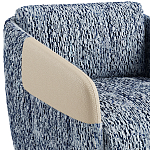 Дизайнерское Кресло William с кожаными подлокотниками  варинант исполнения - 3 | Loft Concept во Владивостоке