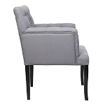 Кресло Addison Chic Armchair grey flax варинант исполнения - 2 | Loft Concept во Владивостоке
