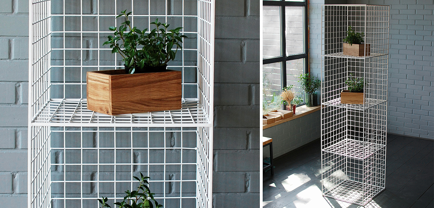 Стеллаж Kynan Industrial Metal Rust Rack Стеллаж Kynan Industrial Metal Rust Rack - Loft-Concept во Владивостоке