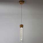 Подвесной светильник золото Sparkling Bubbles Tube Gold Hanging Lamp варинант исполнения - 3 | Loft Concept во Владивостоке