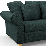 Мебельная ткань Шенилл темно-зеленый цвет 138 см T4-39 варинант исполнения - 5 | Loft Concept во Владивостоке