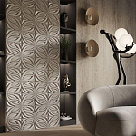 Гипсовая 3D панель с принтографией PM-37 варинант исполнения - 1 | Loft Concept во Владивостоке