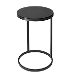 Кофейный столик круглый чёрный Compact Loft варинант исполнения - 2 | Loft Concept во Владивостоке