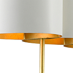 Люстра прямоугольная с белыми цилиндрическими абажурами White Ribbon варинант исполнения - 4 | Loft Concept во Владивостоке