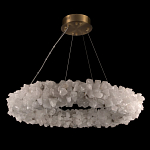 Люстра кольцевая из натурального горного хрусталя Harmonious Crystal Circles варинант исполнения - 2 | Loft Concept во Владивостоке