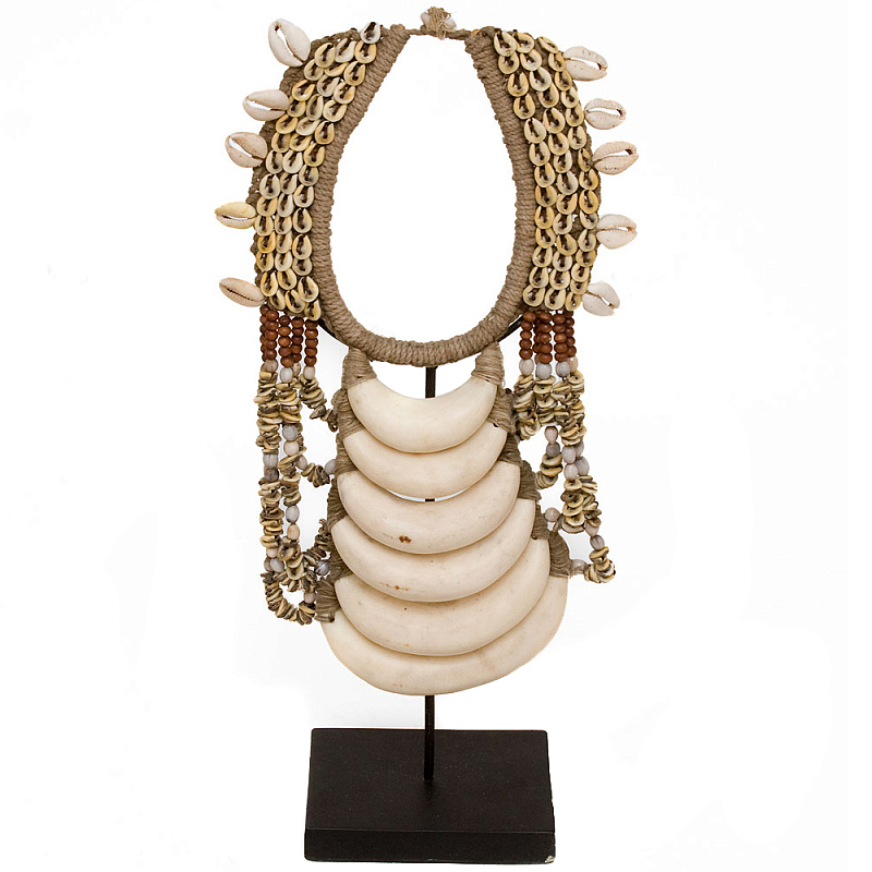 Этническое ожерелье из ракушек Beige Shells Necklace Бежевый Коричневый Черный Этническое ожерелье из ракушек Beige Shells Necklace Бежевый Коричневый Черный во Владивостоке | Loft Concept