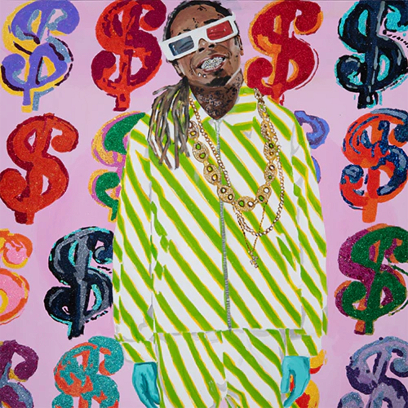 Картина Weezy With the Warhol Dollars Мульти Картина Weezy With the Warhol Dollars Мульти во Владивостоке | Loft Concept