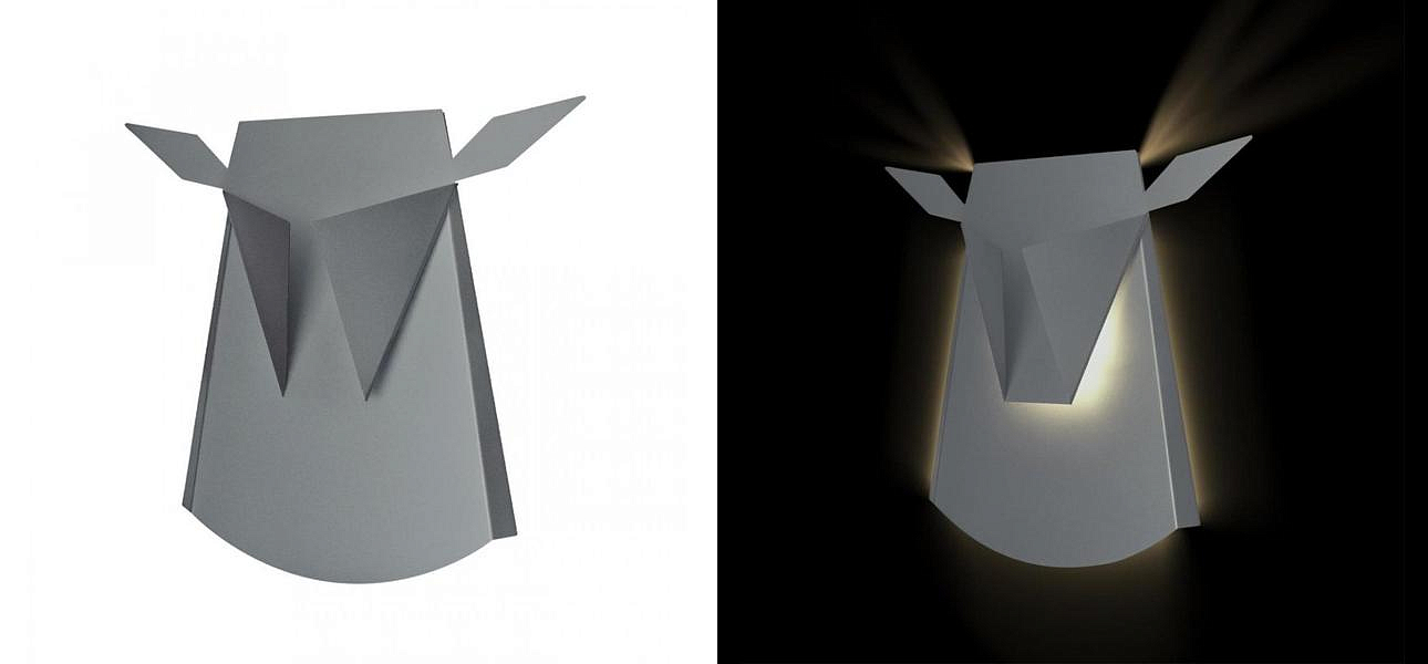 Бра Origami animals Deer Silver Бра Origami animals Deer Silver - Loft-Concept во Владивостоке