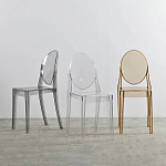 Прозрачный стул с янтарным оттенком LOUIS GHOST CHAIR варинант исполнения - 9 | Loft Concept во Владивостоке