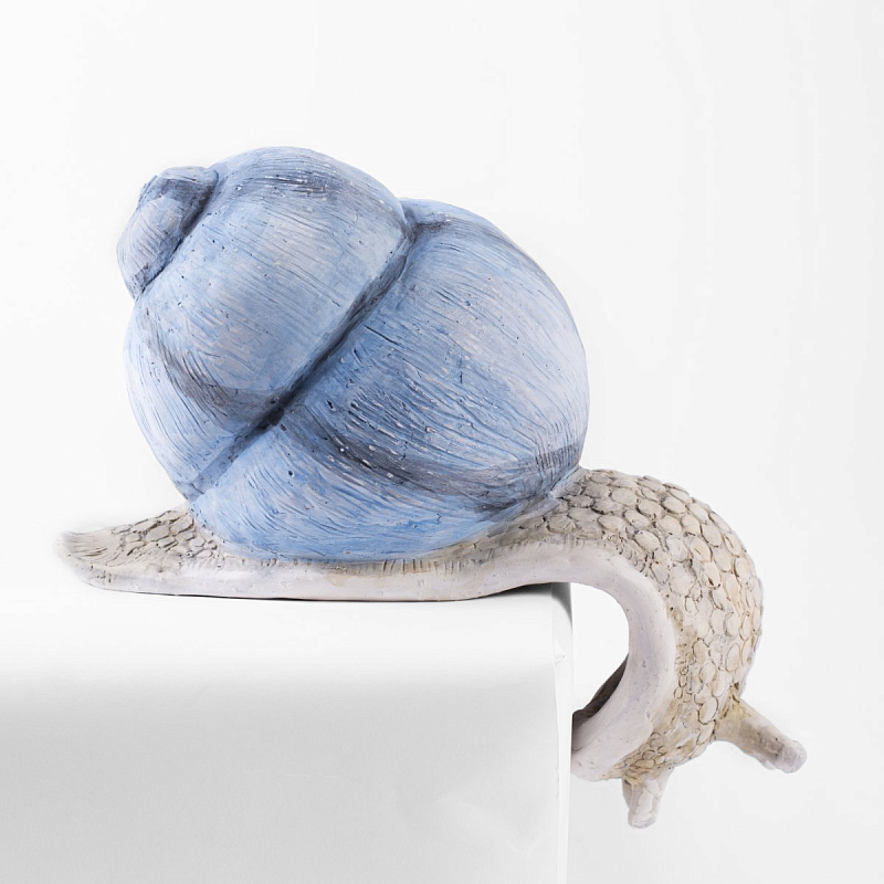 Статуэтка Большая улитка Snail Голубой пастельный Статуэтка Большая улитка Snail Голубой пастельный во Владивостоке | Loft Concept