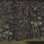 Обои ручная роспись St Laurent Casino metallic silk варинант исполнения - 3 | Loft Concept во Владивостоке