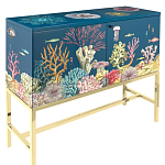 Буфет ручная роспись в морском стиле Cabinet Fondo Marino  варинант исполнения - 1 | Loft Concept во Владивостоке