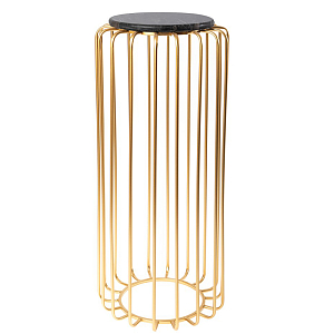 Подставка Golden hour чёрный мрамор