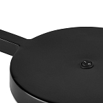 Настольная лампа с черным каркасом и белым тканевым абажуром в форме конуса Stylish Solution варинант исполнения - 2 | Loft Concept во Владивостоке