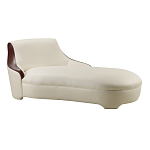 Премиальная кушетка с вставками из кожи Holland варинант исполнения - 1 | Loft Concept во Владивостоке