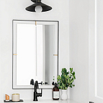 Зеркало прямоугольное в черной раме Gwendelyn варинант исполнения - 3 | Loft Concept во Владивостоке