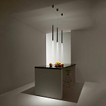 Подвсеной светильник светодиодный металлический цилиндрической формы Высота 30см Trumpet tube варинант исполнения - 5 | Loft Concept во Владивостоке