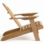Уличное кресло из массива акации Adirondack Wooden Chair Natural варинант исполнения - 4 | Loft Concept во Владивостоке