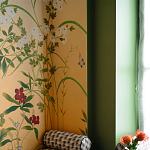 Обои ручная роспись Four Seasons Original colourway on painted Xuan paper with gold ombre варинант исполнения - 2 | Loft Concept во Владивостоке