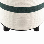 Пуф с плетеной светло-бежевой обивкой Serene Holidays варинант исполнения - 3 | Loft Concept во Владивостоке