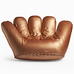 Дизайнерское кожаное кресло в форме руки Poltronova Joe Gold  Armchair варинант исполнения - 1 | Loft Concept во Владивостоке