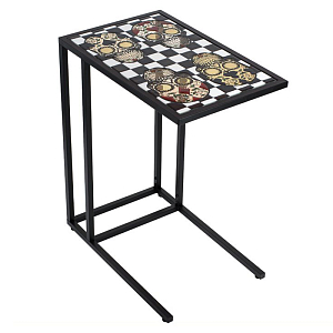 Приставной стол Skull on Chessboard