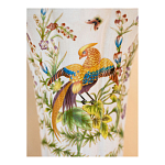 Ваза из фарфора с бронзовой стрекозой  Paradise Dragonfly варинант исполнения - 8 | Loft Concept во Владивостоке