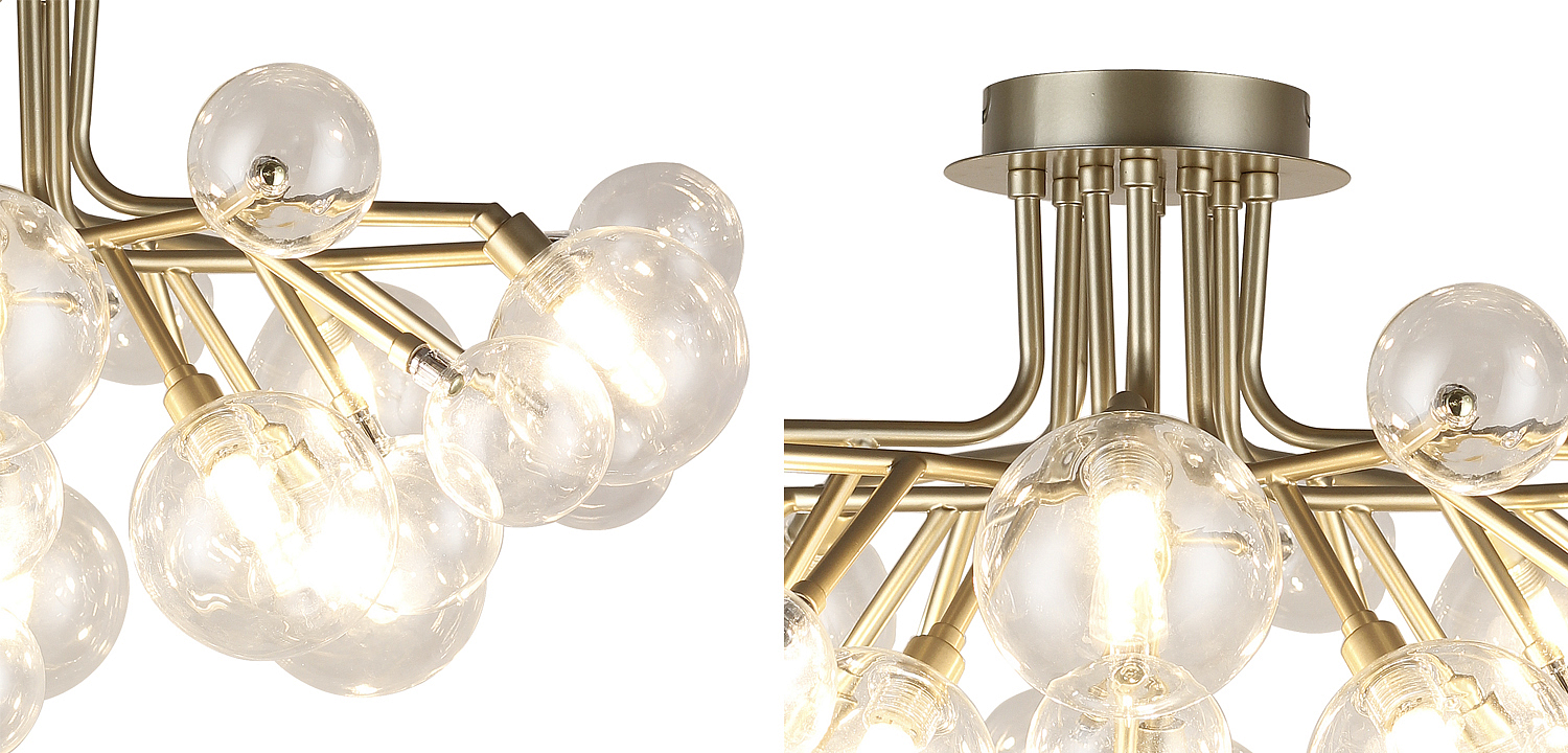Люстра Berries Chandelier Flower clear 10 Люстра Berries Chandelier Flower clear 10 - Loft-Concept во Владивостоке