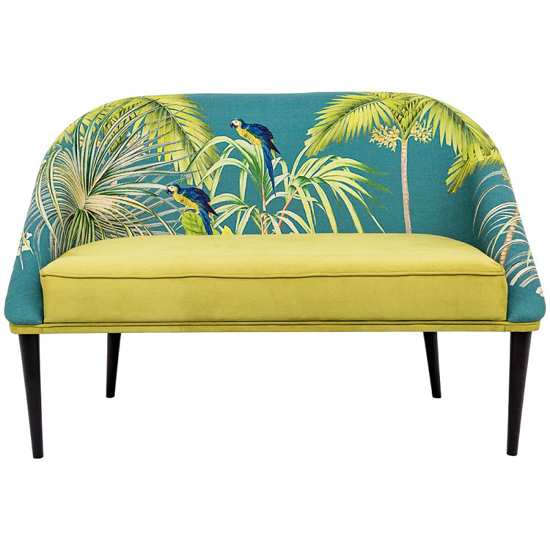 Диван Sofa Jungle Andaman fond Ping Желтый Зеленый Диван Sofa Jungle Andaman fond Ping Желтый Зеленый во Владивостоке | Loft Concept