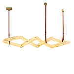 Люстра подвесная с фигурным светодиодным плафоном Calcite Figural Light варинант исполнения - 3 | Loft Concept во Владивостоке