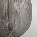 Настольная лампа с белым цилиндрическим абажуром и серебристым овальным основанием Quintiesse варинант исполнения - 4 | Loft Concept во Владивостоке